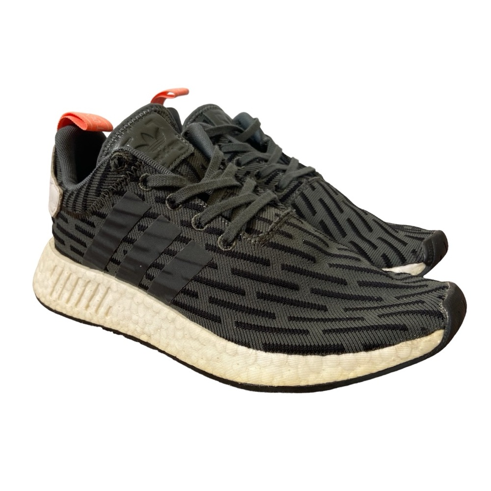 Adidas ‘NMD R2’ Green and Black Sneakers, Women’s size 8